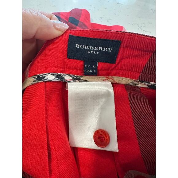 Burberry Plaid Pleated Golf Skirt - Picture 6 of 7